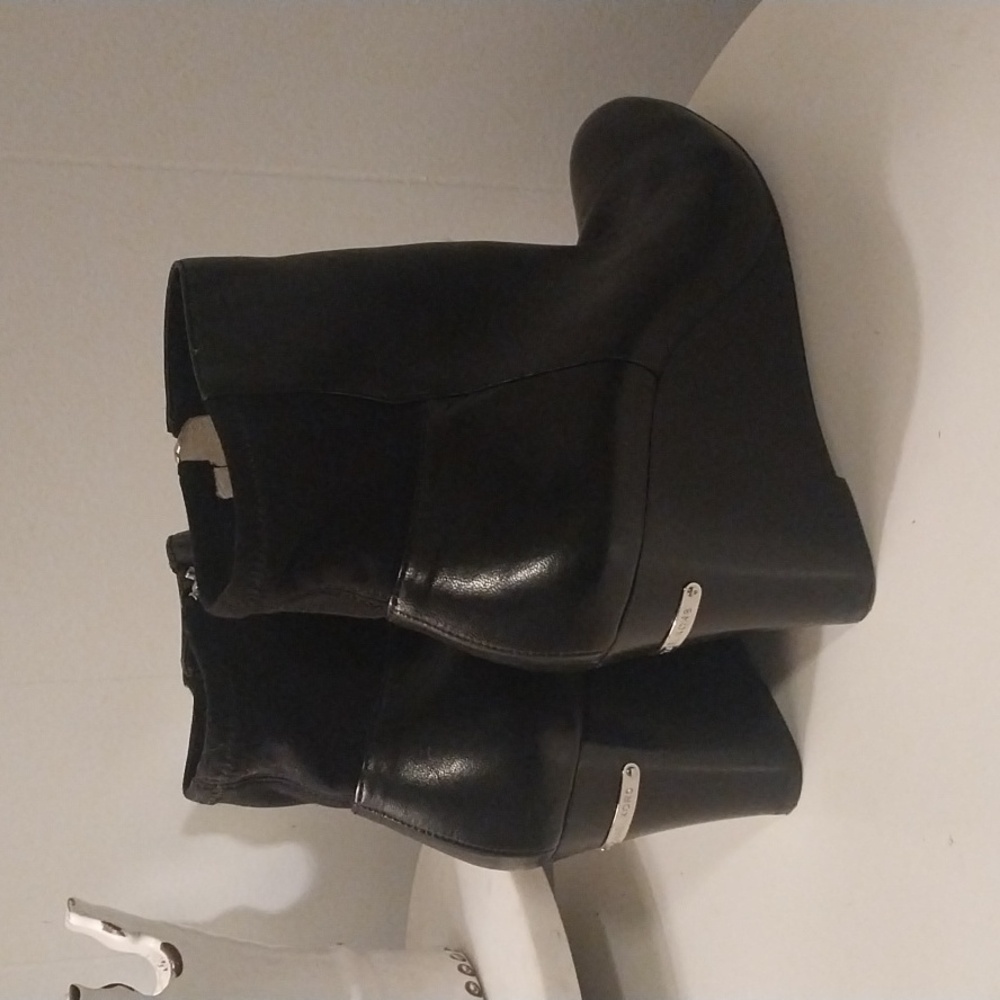 Leather Michael Kors Wedges